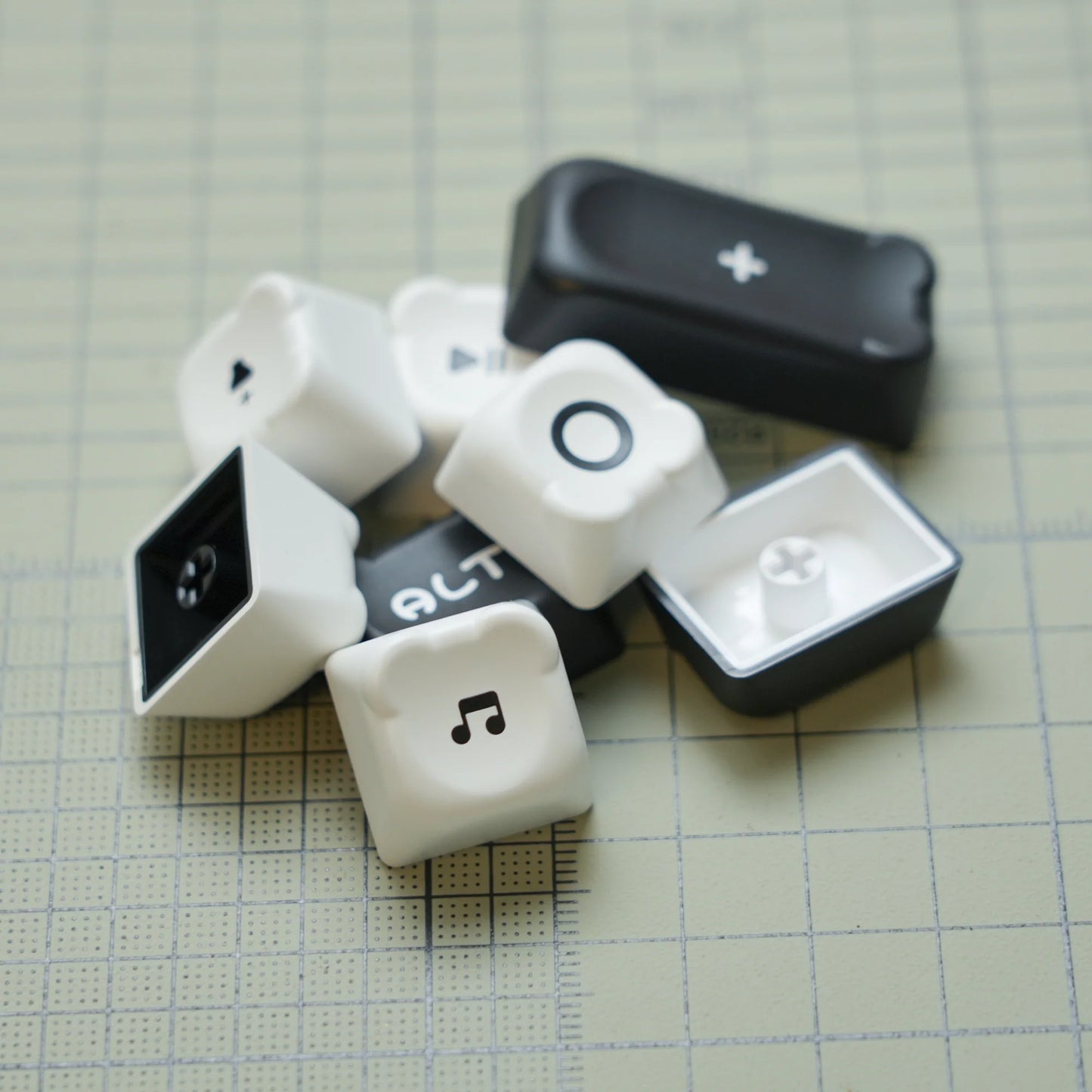 WOMIER PANDA BEAR KEYCAP SET