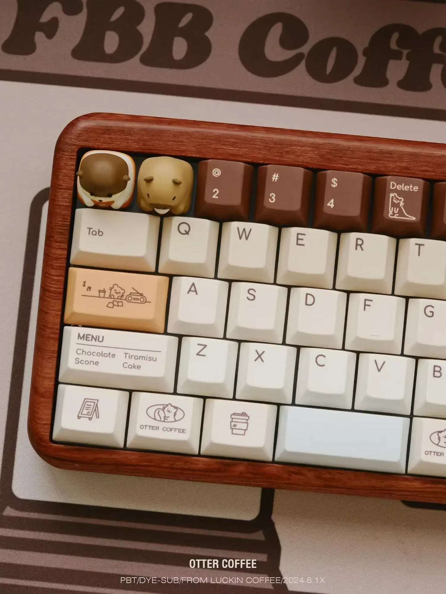 FBB - OTTER COFFEE KEYCAPS