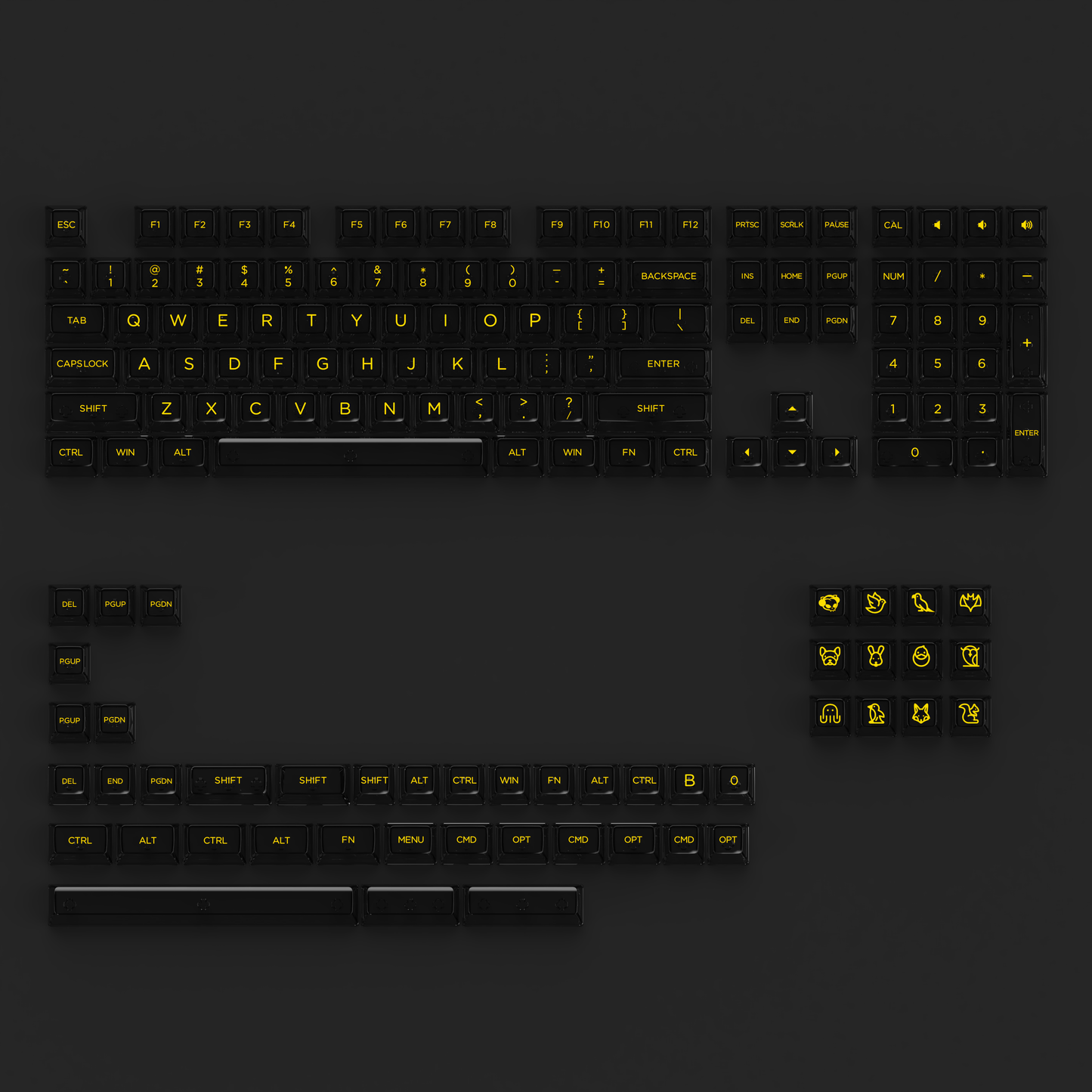 AKKO ASA CLEAR KEYCAP SET (SHINE THROUGH)