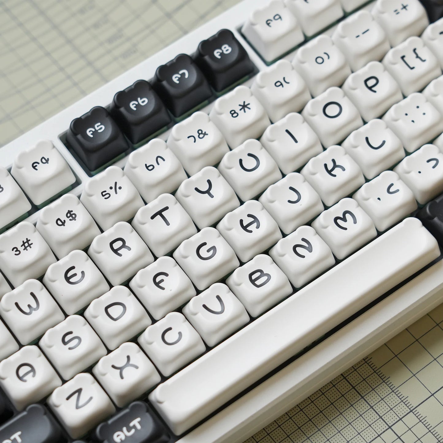 WOMIER PANDA BEAR KEYCAP SET