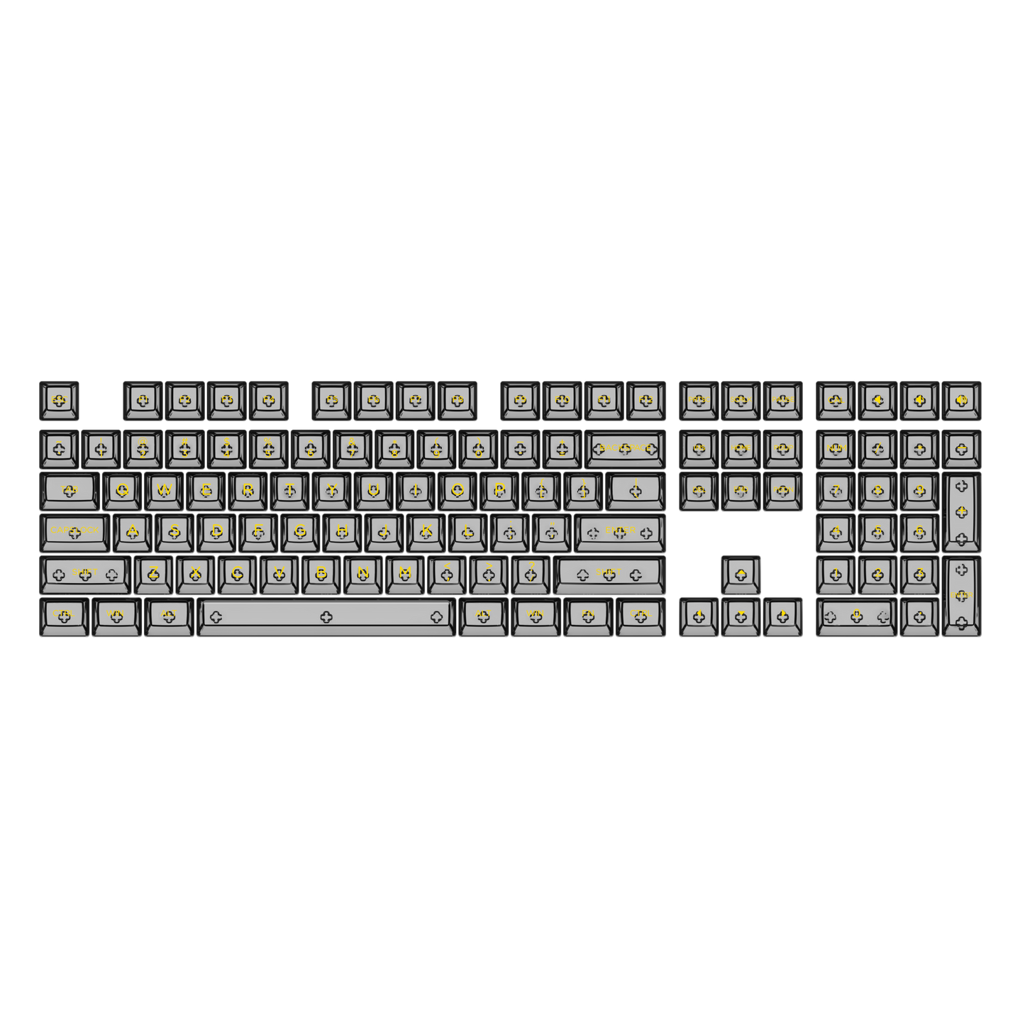 AKKO ASA CLEAR KEYCAP SET (SHINE THROUGH)