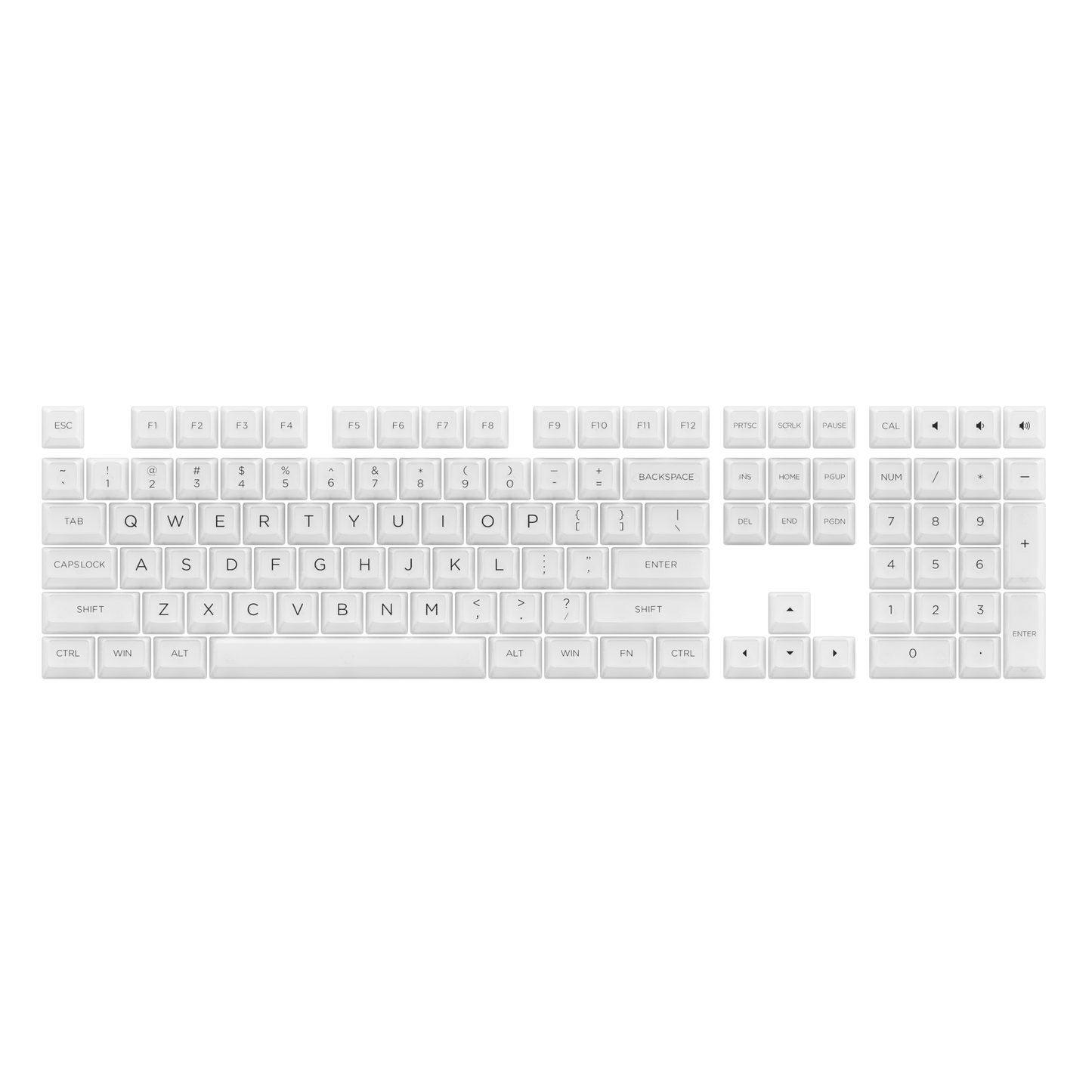 AKKO ASA CLEAR KEYCAP SET (SHINE THROUGH)
