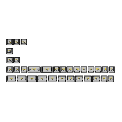 AKKO ASA CLEAR KEYCAP SET (SHINE THROUGH)