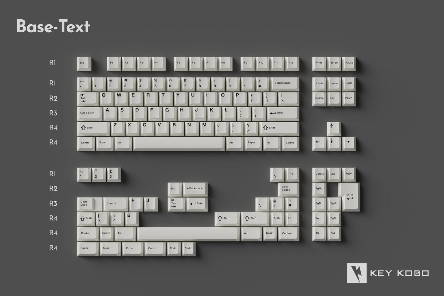 KEY KOBO TEXT - BLACK ON WHITE