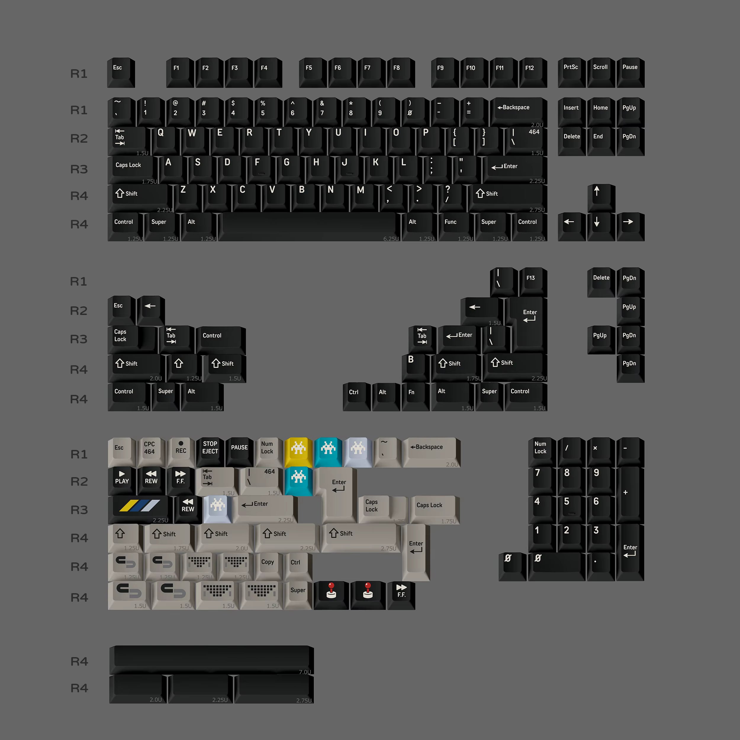 FBB - 464 KEYCAPS