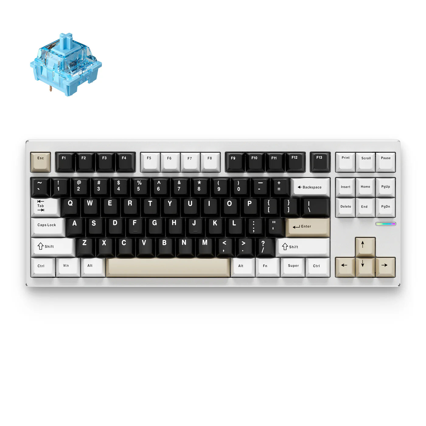 MCHOSE GX87S ALUMINUM CUSTOM MECHANICAL KEYBOARD