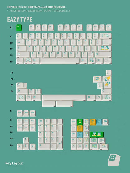 FBB - EAZY TYPING KEYCAPS