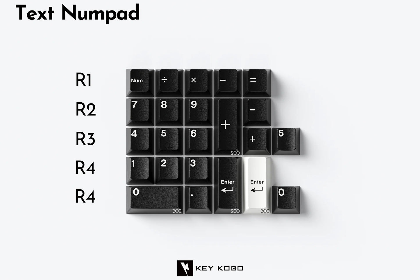 KEY KOBO TEXT - WHITE ON BLACK
