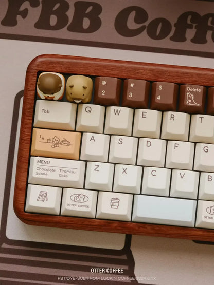 FBB - OTTER COFFEE KEYCAPS