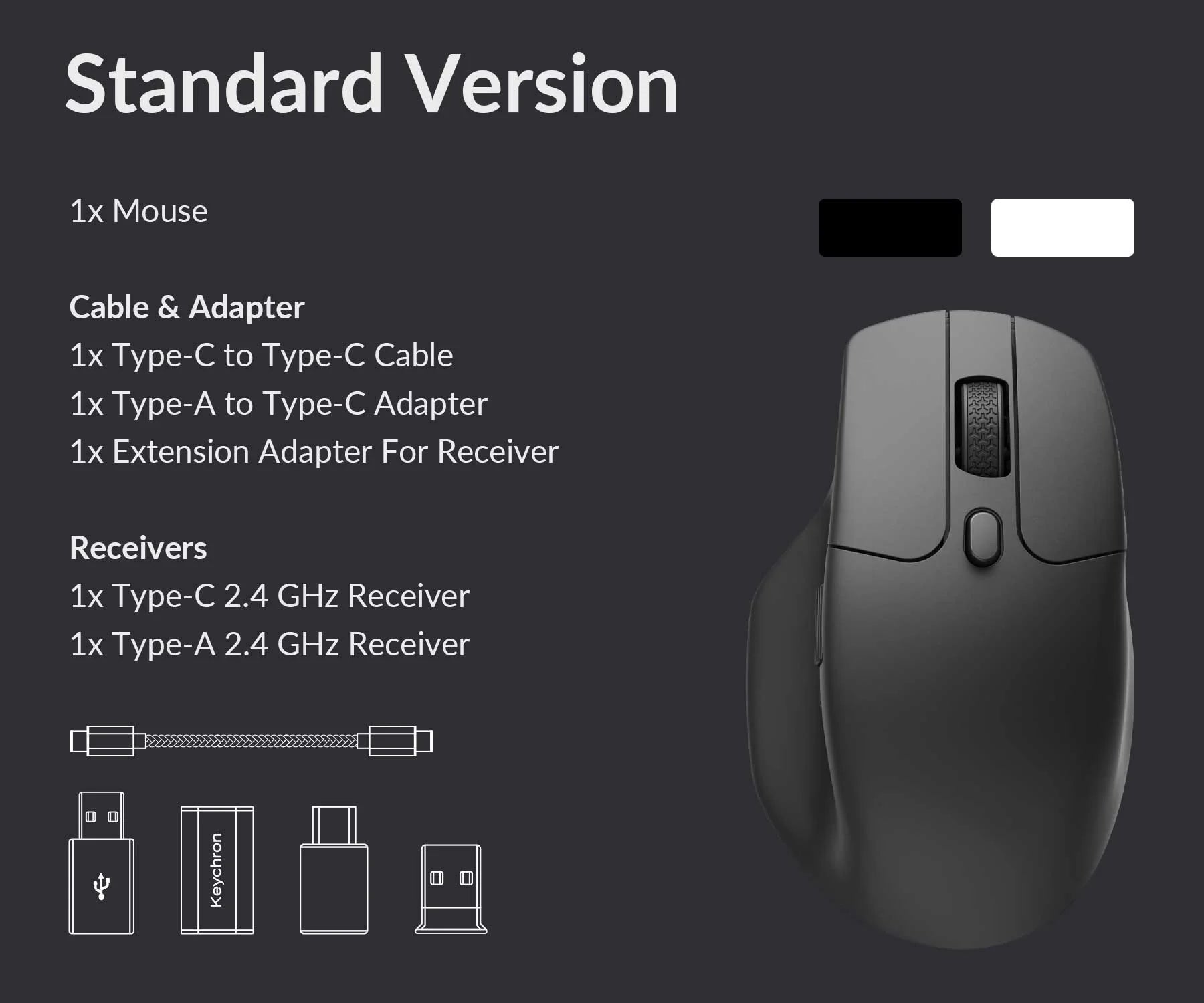 KEYCHRON M6 1K VERSION WIRELESS MOUSE