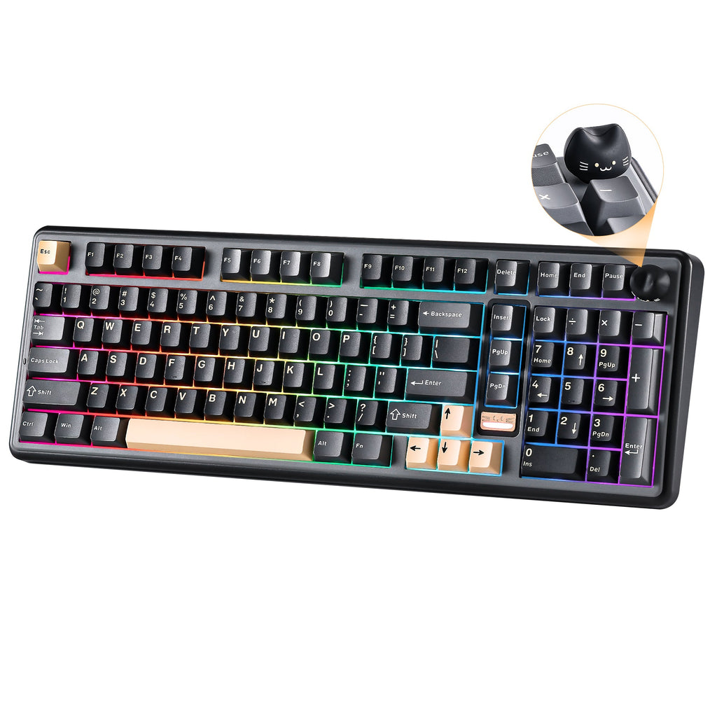 YUNZII B98 PRO 96% mechanical keyboard in black