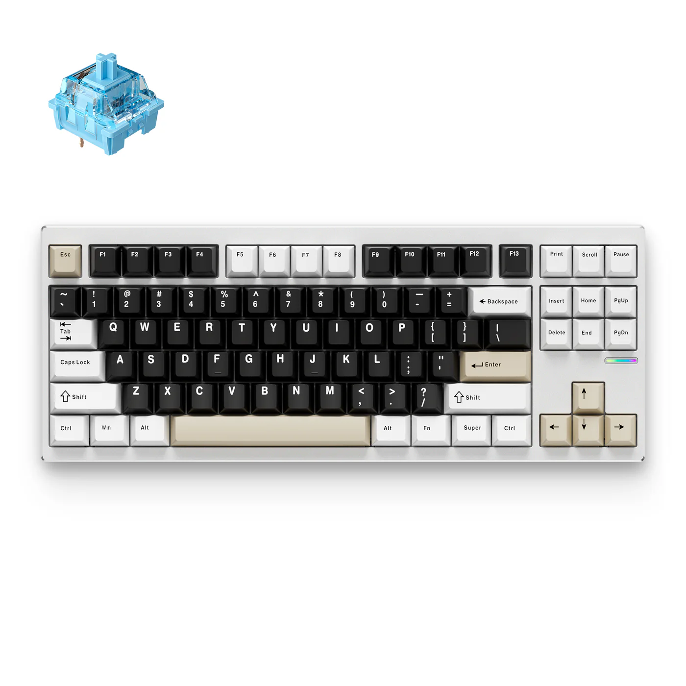 MCHOSE GX87S ALUMINUM CUSTOM MECHANICAL KEYBOARD