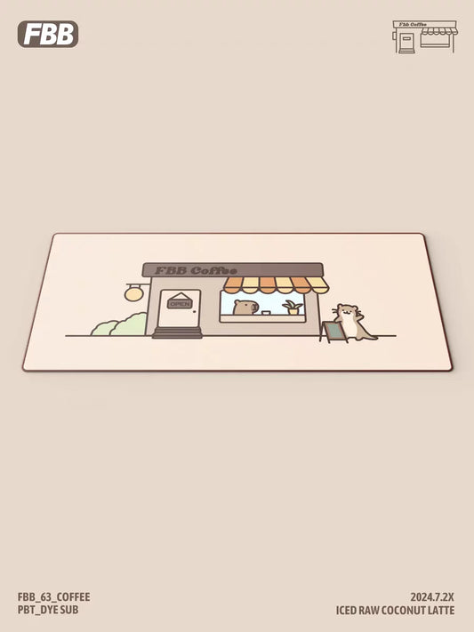 FBB OTTER COFFEE DESKMAT