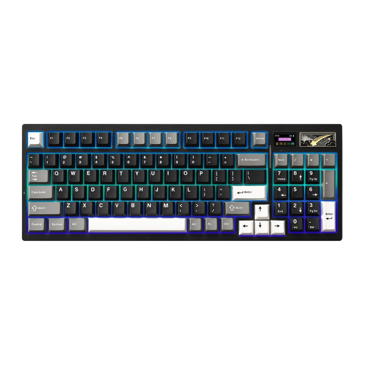 YUNZII IF99 fully assembled mechanical keyboard - Black