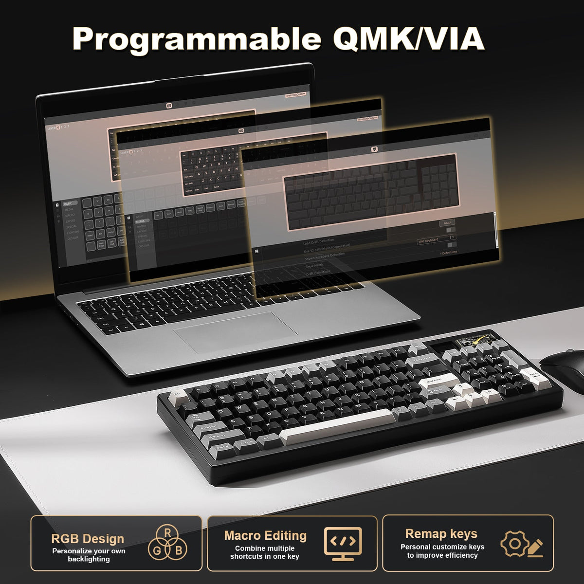 YUNZII IF99 fully assembled mechanical keyboard